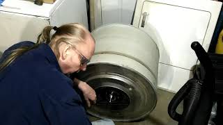 026 White Westinghouse Clothes Dryer Installing Drum Bearing Bushing Hitch Ball 202-01-31