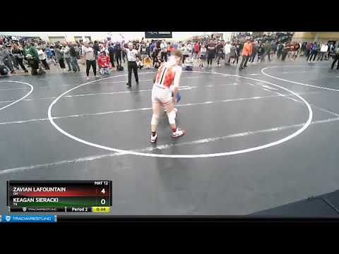 106 Lbs Champ. Round 3 - Keagan Sieracki, TX Vs Zavian LaFountain, OH 1254