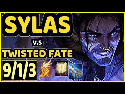 GREVTHAR (SYLAS) vs TWISTED FATE - 9/1/3 KDA MID GAMEPLAY - BR Ranked GRANDMASTER