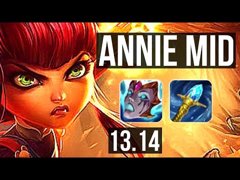 ANNIE vs LISSANDRA (MID) | 1.5M mastery, 800+ games, 3/2/7 | KR Master | 13.14