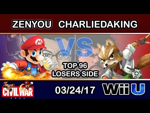 2GGC: Civil War - eM | Zenyou (Mario) Vs. LH | Charliedaking (Fox) Top 96 Losers Side