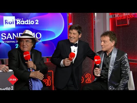 Intervista a Morandi, Al Bano e Ranieri - Radio2 a Sanremo