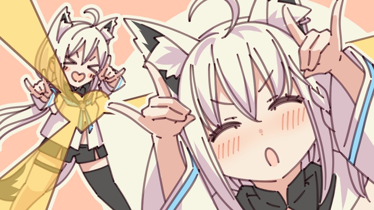 【ホロライブ切り抜き漫画】忘れろビームきーつね【白上フブキ／hololive eng sub】