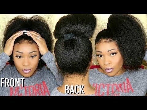 How To Secure The Back Of A 360 Lace Frontal Wig Glueless Natural Looking Wig Omg Queen Hair