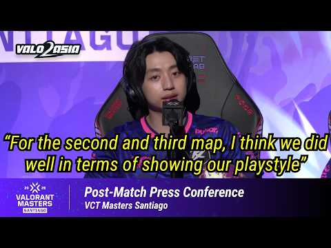 Paper Rex (FUR vs. PRX) | VALORANT Masters Santiago | Post-match Press Conference
