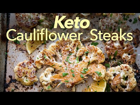 Keto Roasted Cauliflower with Parmesan