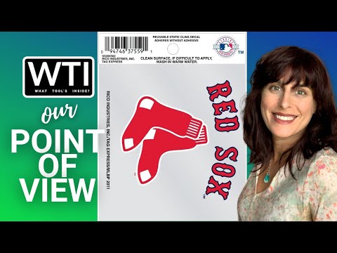 Boston Red Sox Small Static Cling - WTI product video review