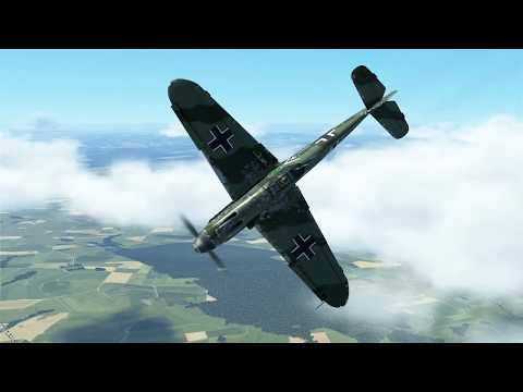 Spitfire Downs 109 With Incredible Deflection Shot