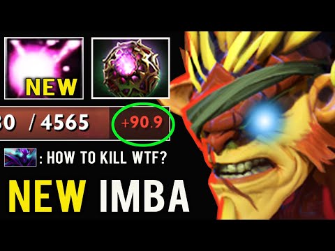 NEW 7.27 IMBA Passive 90 HP Regen 1v5 Can't Kill Crazy Heart Dota 1 Reworked Mid Bristleback Dota 2