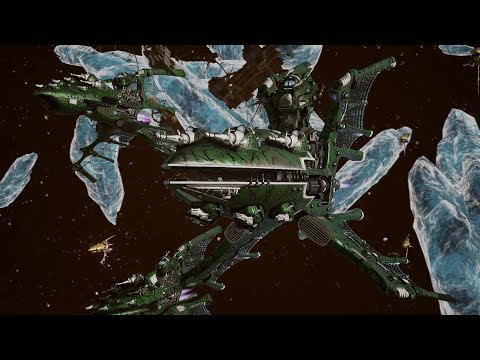Eldar Corsairs (Biel-Tan) vs Ork Pirates! Rank 65 - Battlefleet Gothic Armada