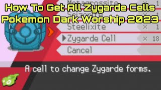 How To Get All Zygarde Cells In Pokemon Dark Worship 2023