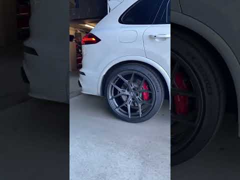 AWT - Porsche Cayenne GTS Rolling On Anthracite 21x11 Vossen Hybrid Forged HF-5 Wheels