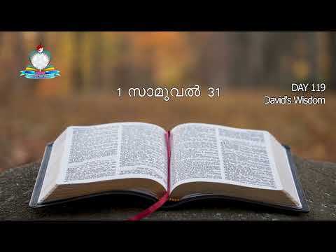 Day 119: David's Wisdom  I 1 സാമുവല്‍  29-31 സങ്കീര്‍ത്തനങ്ങള്‍ 18.