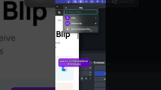Transferir archivos fácil y rápido con Blip #blip #tips #tutorial #tech #macminim4 #apple #windows