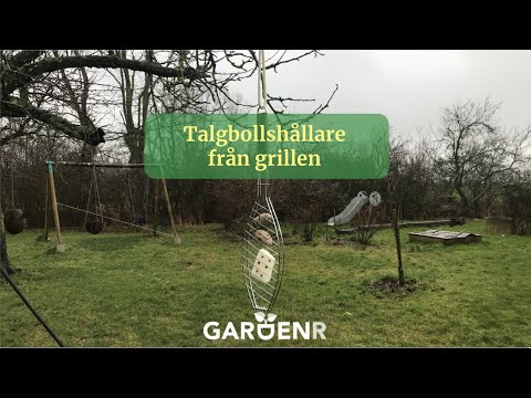 Talgbollshållare från grillen - Trädgårdshacks med GardenR