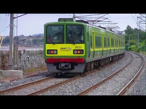 Dart Train number 8631 - Booterstown Station, Dublin
