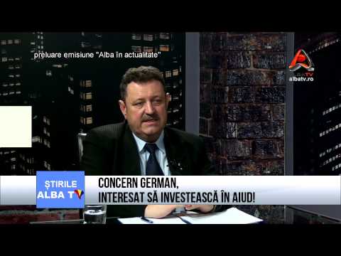 CONCERN GERMAN, INTERESAT SA INVESTEASCA IN AIUD!