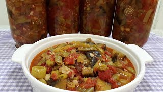 Kışlık türlü konservesi tarifi