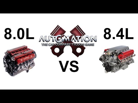 Dodge Viper 1992 V10 vs 2017 V10 Engine Comparison! Automation Game
