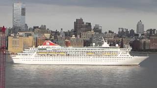 New York, New York - Balmoral sails from New York City HD (2015)