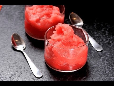 Granizado de sandía y melón: un refresco muy light Granizado de sandía y melón: un refresco muy light