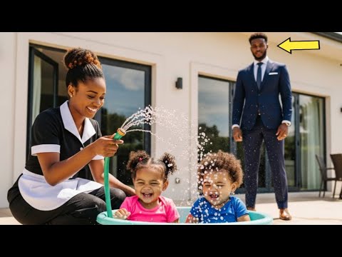 A Billionaire Never Thought His Twin Girls Could Smile Again… Until He Saw His Maid Doing THIS!