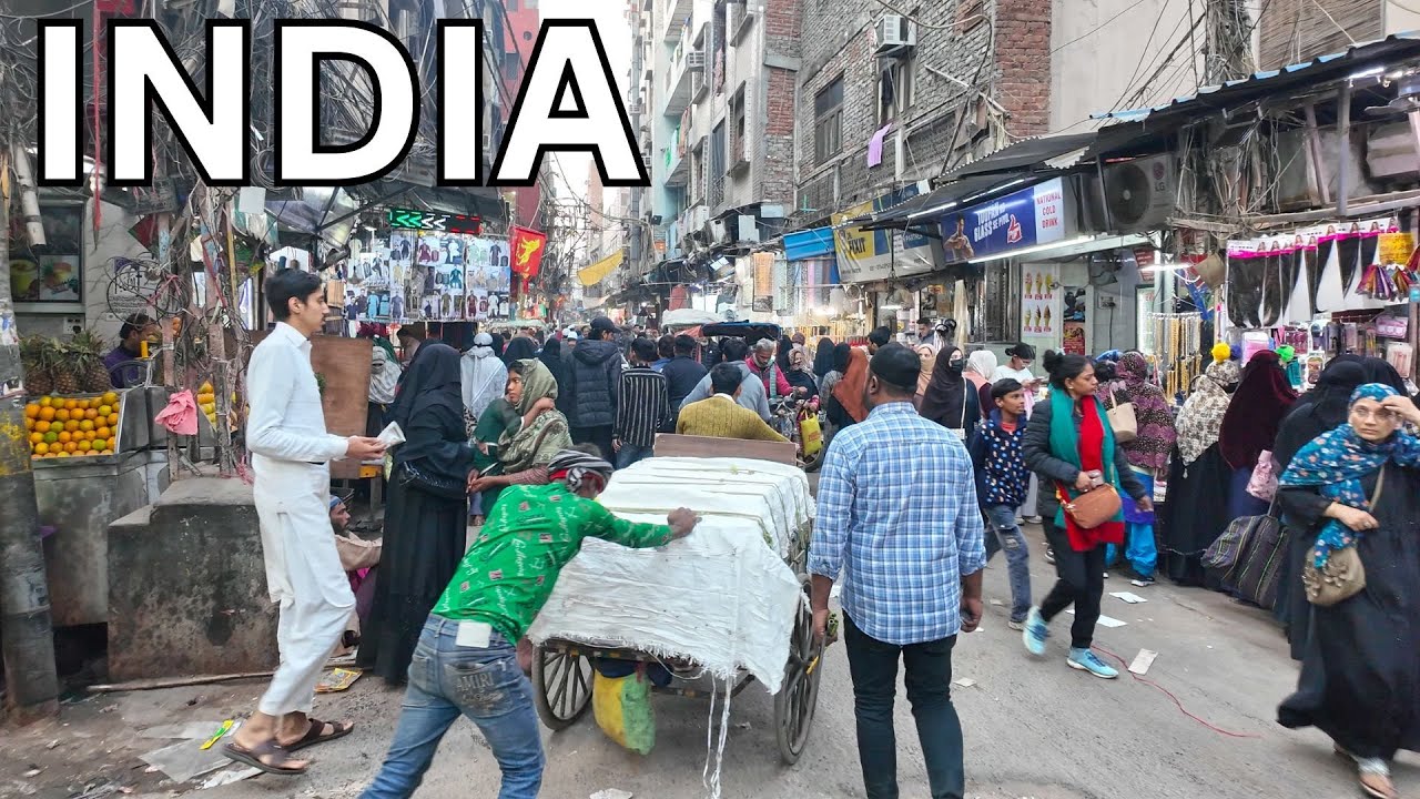 Immersive street-level walking tour through Delhi (Other 8), India, showcasing authentic urban landscapes, local architecture, and the vibrant atmosphere of the city's neighborhoods