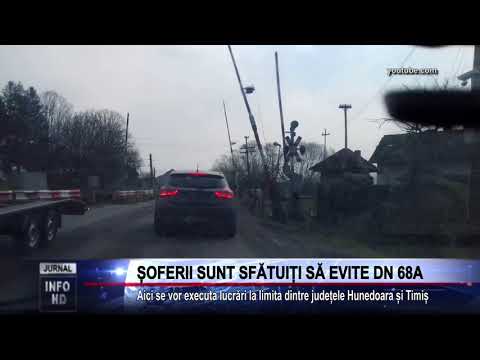 ȘOFERII SUNT SFĂTUIȚI SĂ EVITE DN 68A