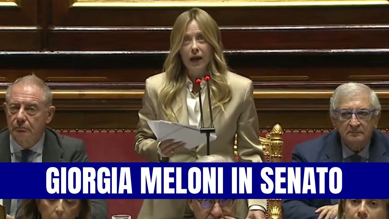 GIORGIA MELONI RIFERISCE IN SENATO IN VISTA DEL CONSIGLIO EUROPEO