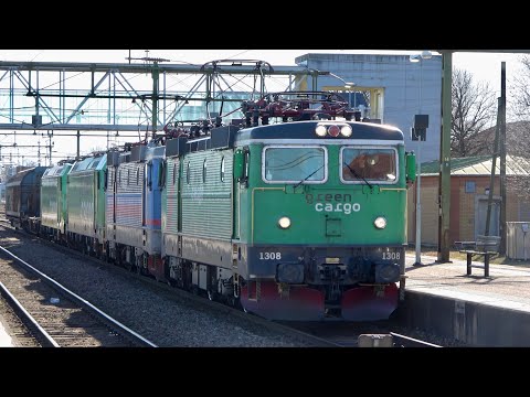 Rerouted trains in Halmstad - New X2000, double trains, freight trains