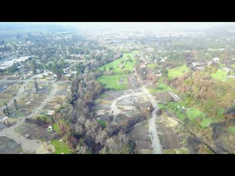 Drone over larkfield estates