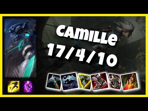 Camille vs Shen 10.25 Top Lane S11 Challenger Gameplay (17/4/10) - NA