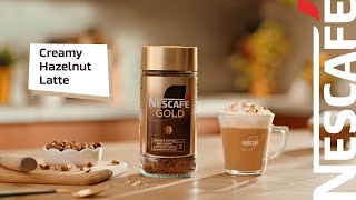 Nescafé Creamy Hazelnut Latte with NESCAFÉ® Gold