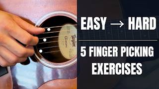 Fingerpicking Exercises for Guitar | 5 Progressive Patterns + Tabs