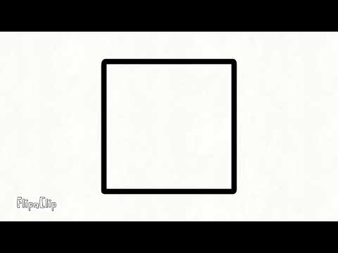 Plain Black Square Line Loop (No Music)