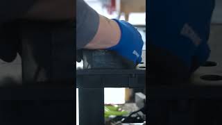 Making mosaic Damascus; Weld number two