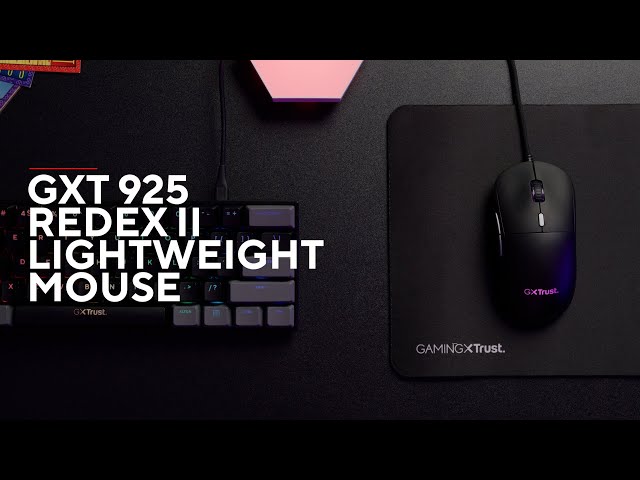 Souris de jeu Trust Gaming GXT 925 Redex II / Jusqu&#39;à 10 000 DPI video