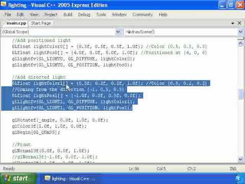 OpenGL Tutorial #4 - Lighting