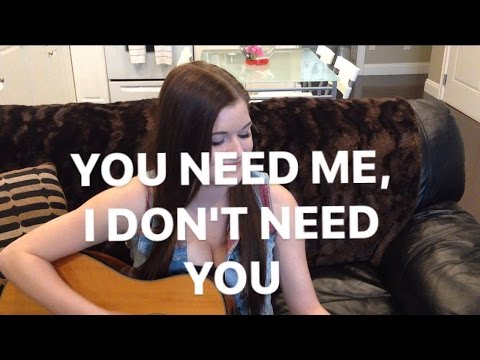You Need Me, I Don't Need You - Ed Sheeran - Amber Brown Cover (+ Chords)