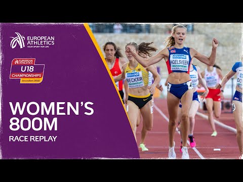 Women's 800m Final | Race Replay | European Athletics U18 Championships