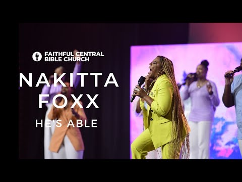 Nakitta Foxx sings He's Able on Resurrection Sunday