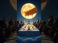 Melting Moon Cheese Banquet DreamScreenAI