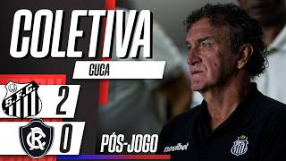 AO VIVO: COLETIVA CUCA | SANTOS 2 X 0 REMO PELO BRASILEIRÃO
