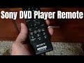Sony RMT D197A DVD Player Remote Control