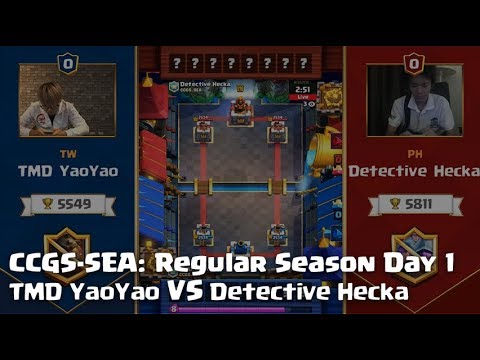 CCGS SEA Regular Season Day 1 - TMD YaoYao vs Detective Hecka