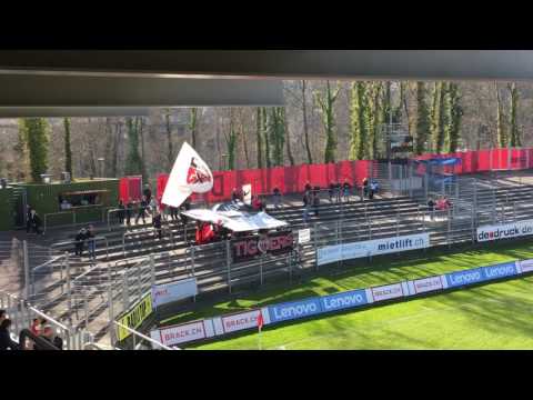 PYRO NEUCHÂTEL XAMAX ULTRAS - FC Winterthur vs Neuchâtel Xamax 0-1 - 12/3/17