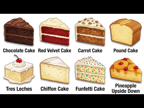 Every Cake Explained in 8 Minutes