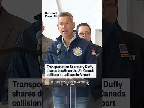Transportation Secretary Duffy shares details on Air Canada collision at LaGuardia