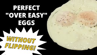 How to Make Perfect "Over-Easy" Eggs ... Without Flipping! #shorts