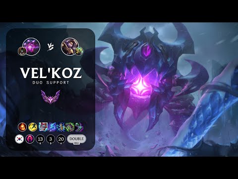 Vel'Koz Support vs Blitzcrank - KR Master Patch 12.23